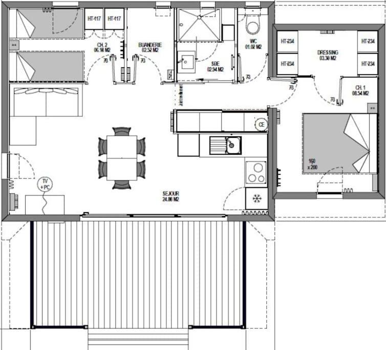 Chalet A Louer - 52M2 - Landes Saint-Geours-de-Maremne Buitenkant foto